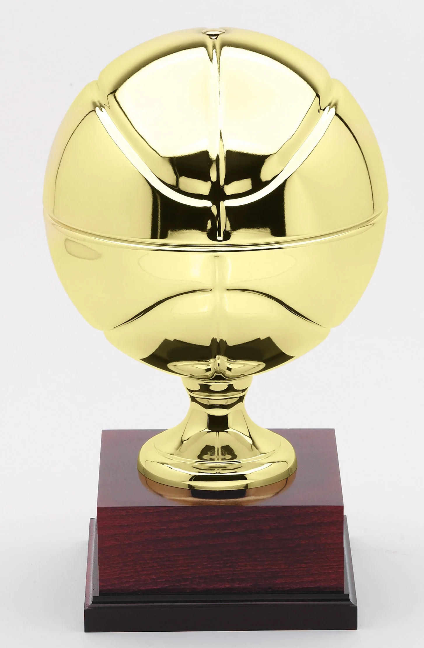 Gold Volleyball Trophy 15" (Includes Engraving)