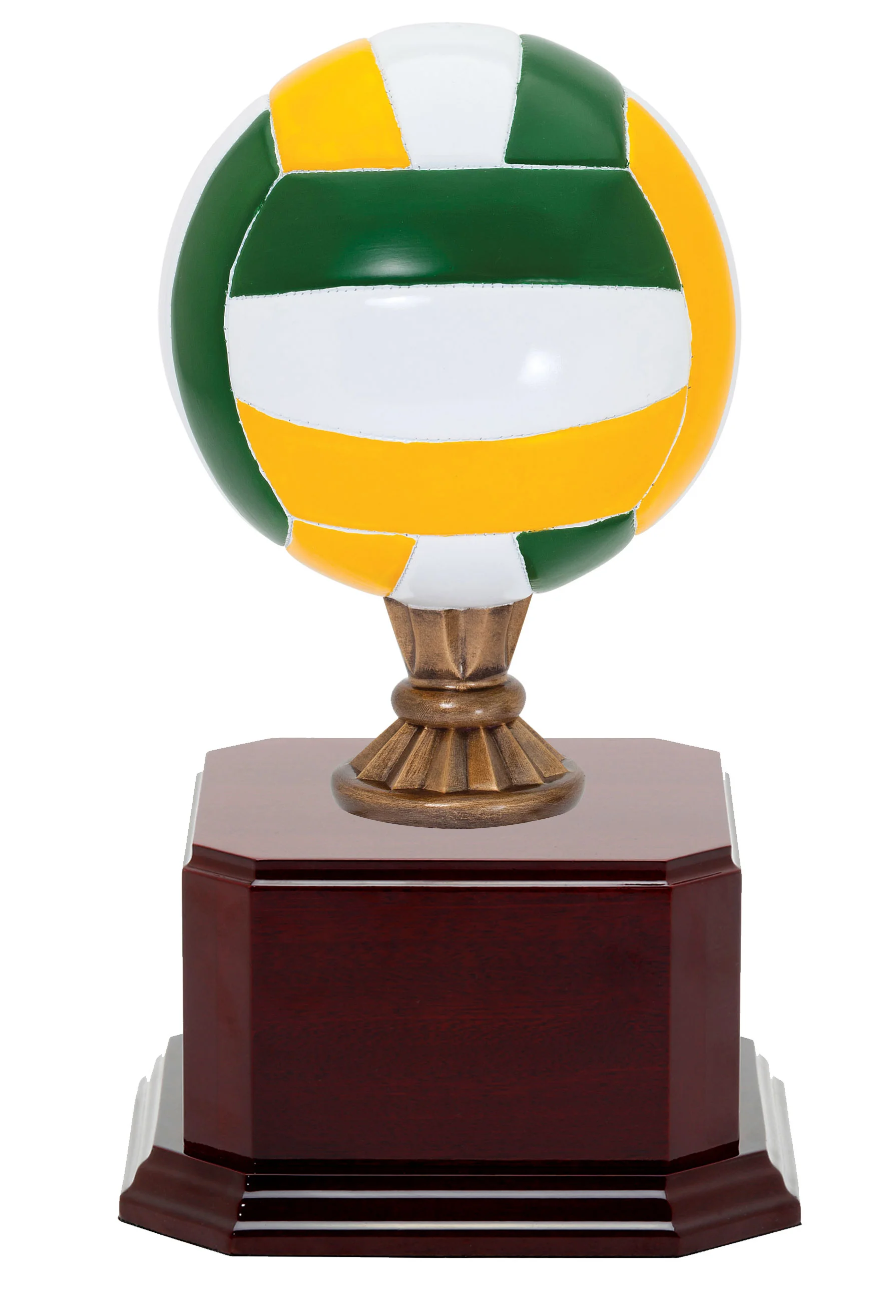 Colored Volleyball Trophy 15" (Includes Engraving)