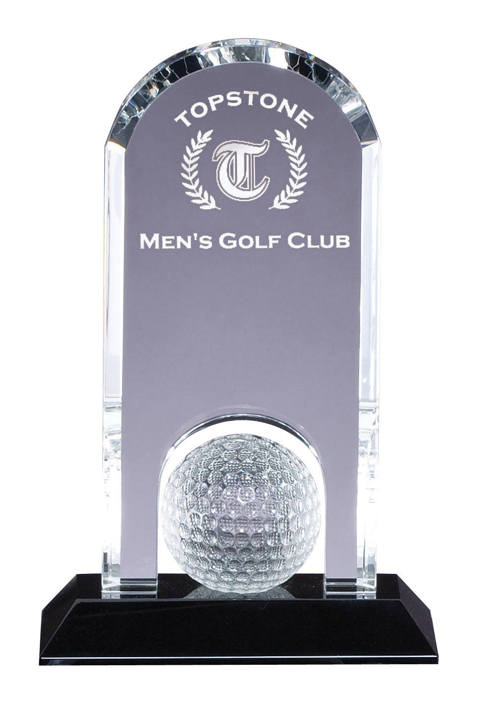 The Sheffield Crystal Golf Award 9" (Includes Engraving)