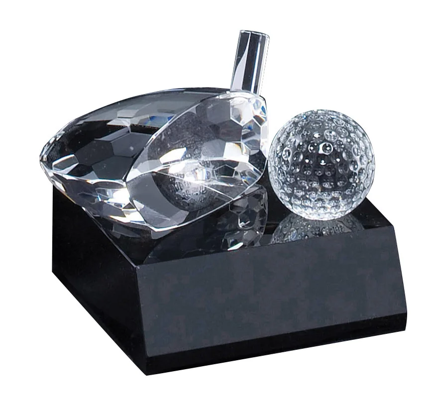 Crystal Golf Club 4"x3" (Includes Engraving)