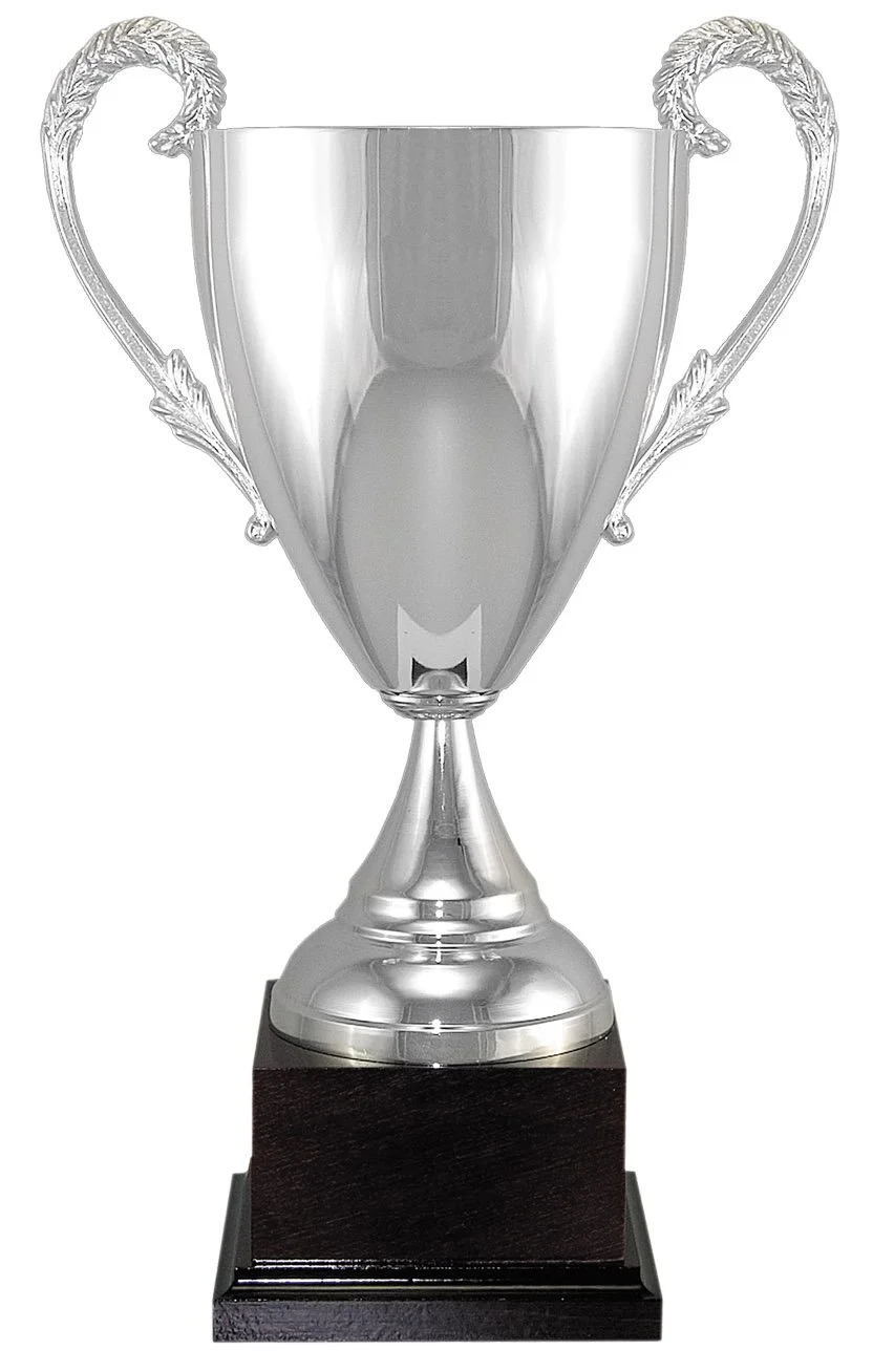The Hearst Italian Cup Silver Plated- 3 Sizes (Includes Engraving)