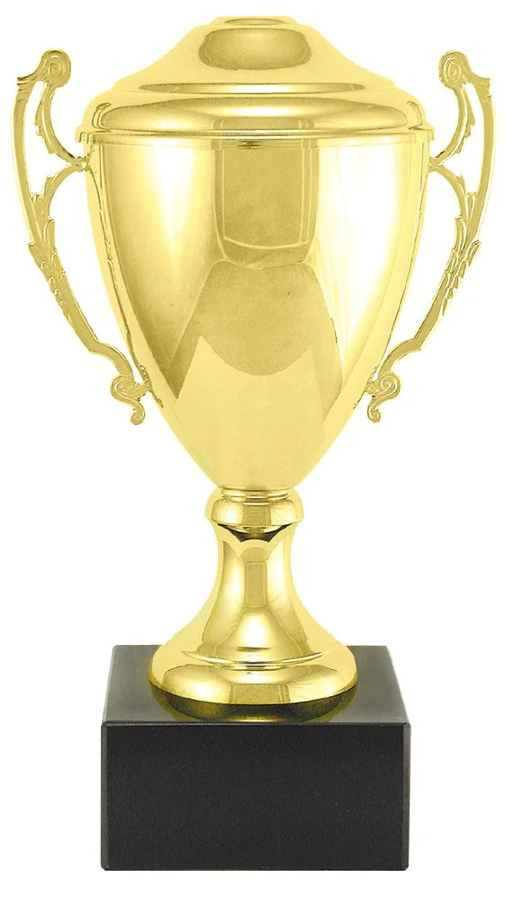 The Armoury Italian Gold Cup with Lid- 7 Sizes (Includes Engraving
