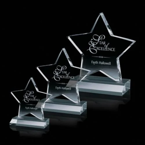 Chippendale Star Award- 3 Sizes (Engraving Included)