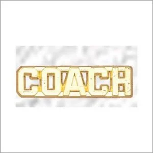 Coach Metal Clutch Back Chenille Pin