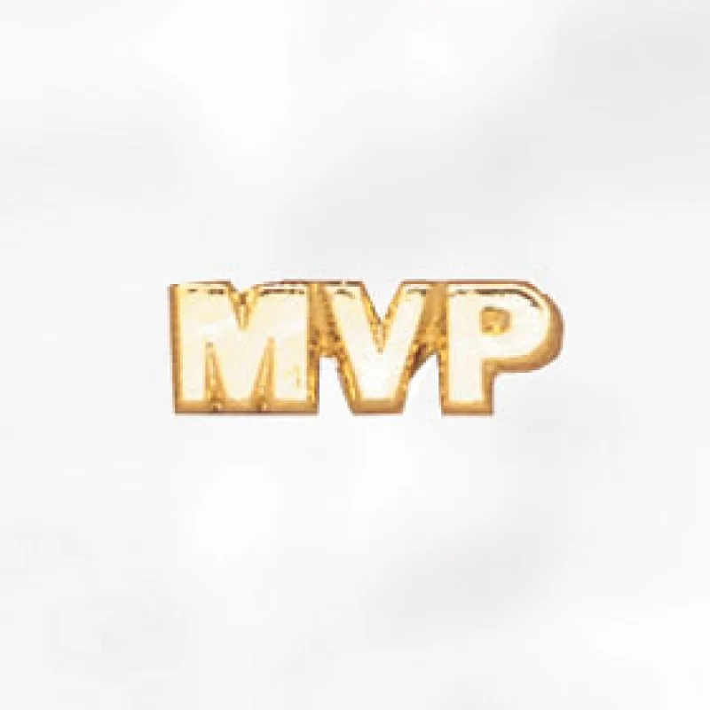 MVP Metal Clutch Back Chenille Pin