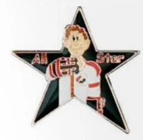 All Star Hockey Lapel Pin
