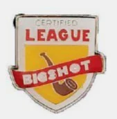 Certified League Bigshot Lapel Pin