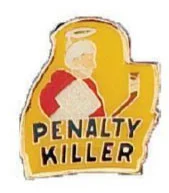 Penalty Killer Hockey Player Lapel Pin