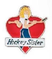 Hockey Sister Lapel Pin