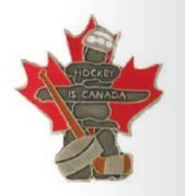 Innukshuk Hockey Lapel Pin