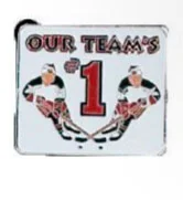 #1 Team Hockey Lapel Pin