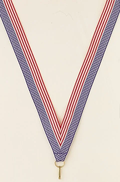 US Flag Ribbon with snap clip 7/8"