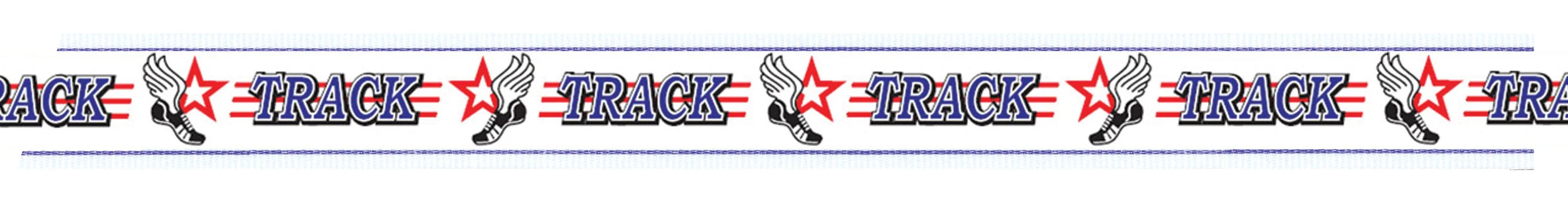 Track ribbon with snap clip 7/8"