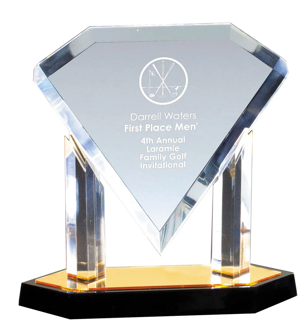 Acrylic Diamond- 3 Sizes (Engraving Included)