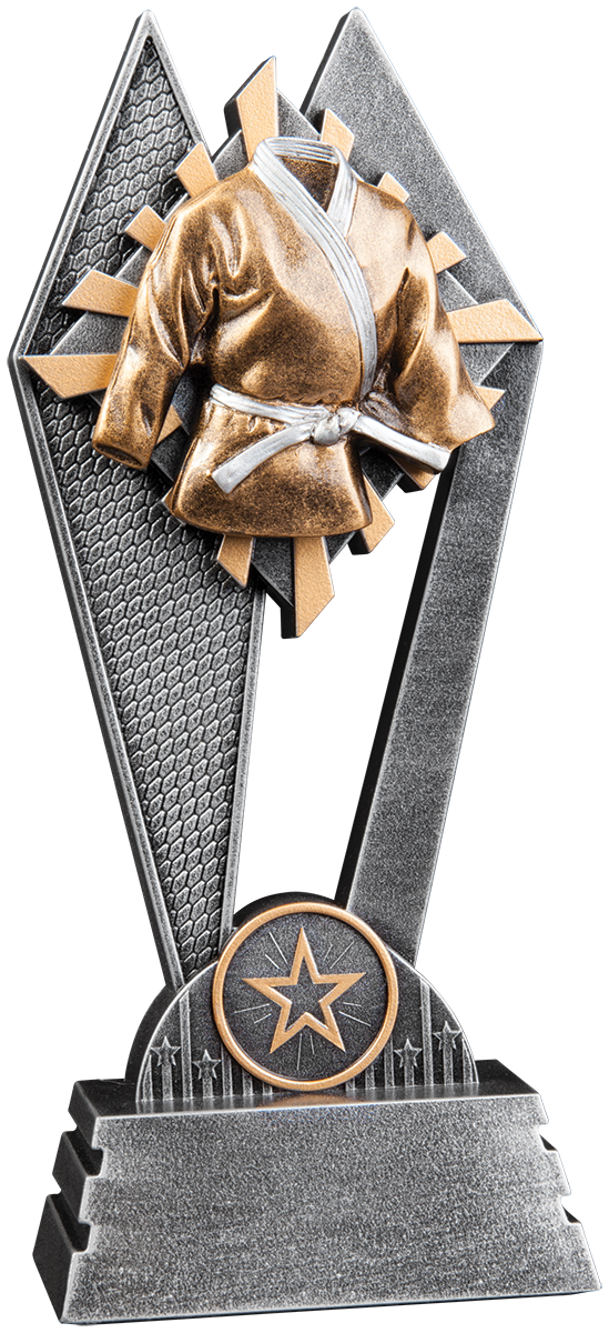Sun Ray Martial Arts Award- 2 Sizes (Includes Engraving)