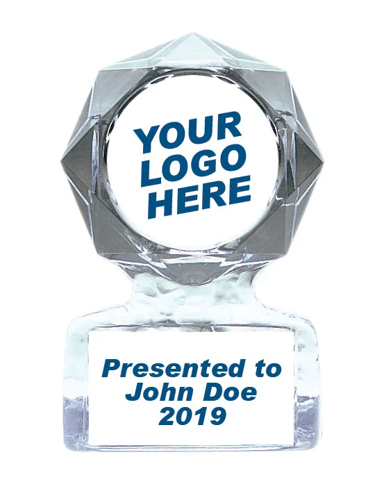 Clear Star Acrylic Award- 2 Sizes (Engraving Included)
