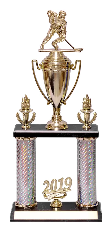 2 Post Hockey Small- 3 Sizes (Engraving Included)