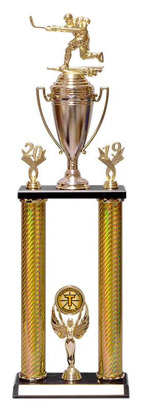 2 Post Hockey Large- 3 Sizes (Engraving Included)