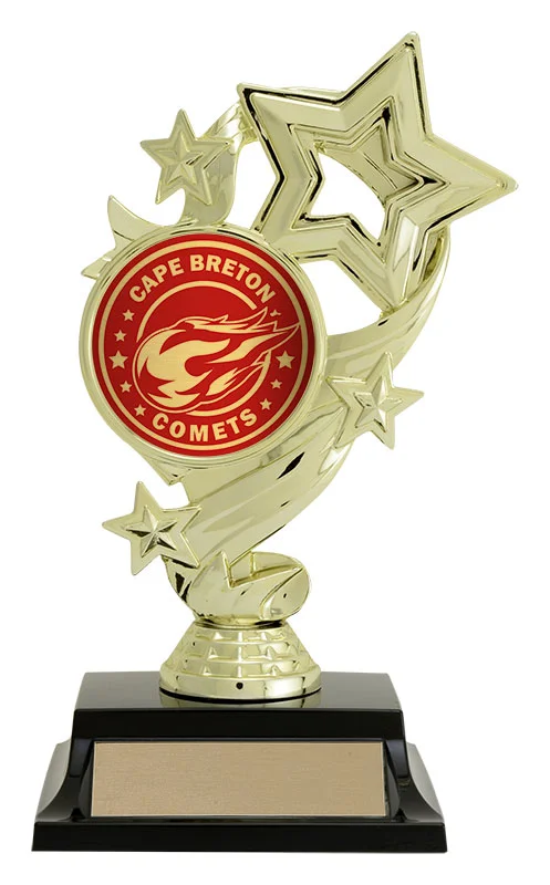 Star Banner Hockey Trophy 7" (Includes Engraving and 2" Logo)