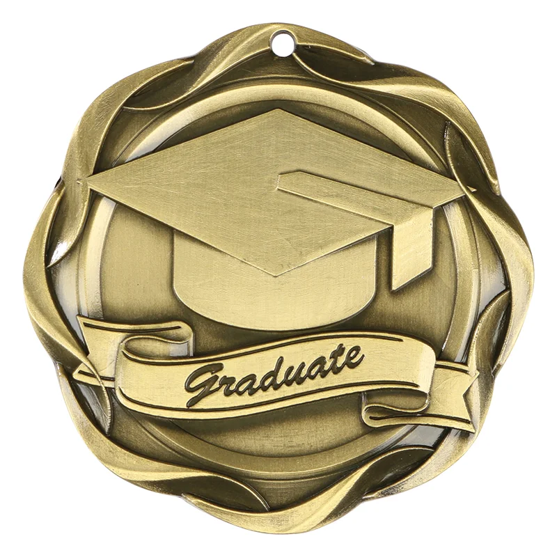 Fusion Graduate Medal 3" (Includes Ribbon)