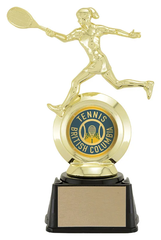 First Choice Female Tennis Trophy 8.25" (Includes Engraving)