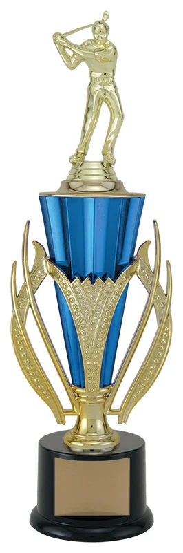 Vanguard Blue Golf Trophy- 2 Sizes (Includes Engraving)