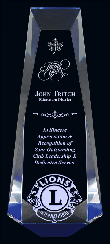 Accord Acrylic Award 8" (Engraving Included)