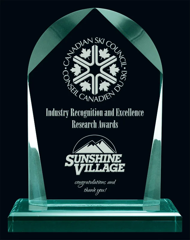 Jade Mission Acrylic Award 6.675" (2 Custom Options)
