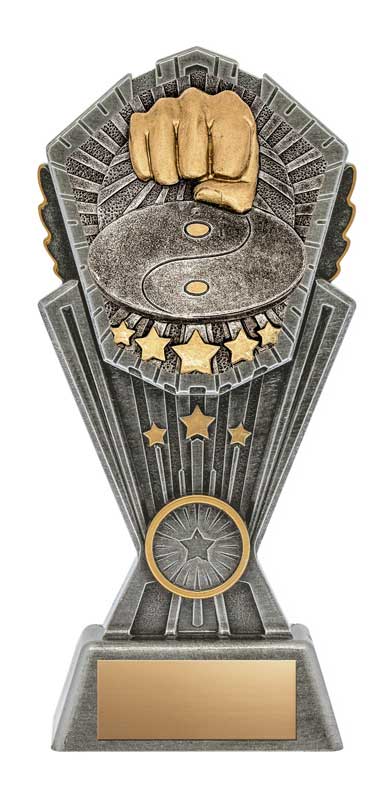Martial Arts Cosmos Resin Trophy- 3 Sizes  (Includes Engraving)