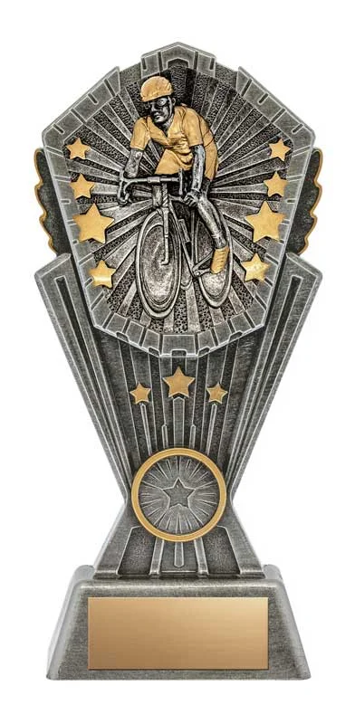 Cycling Cosmos Resin Trophy- 4 Sizes (Includes Engraving)