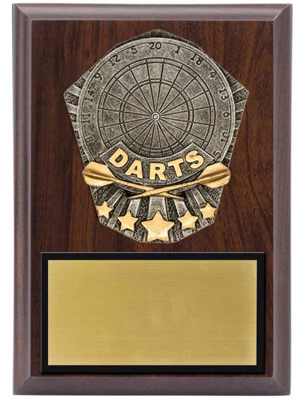 Darts Plaque 5x7" (Includes Engraving)