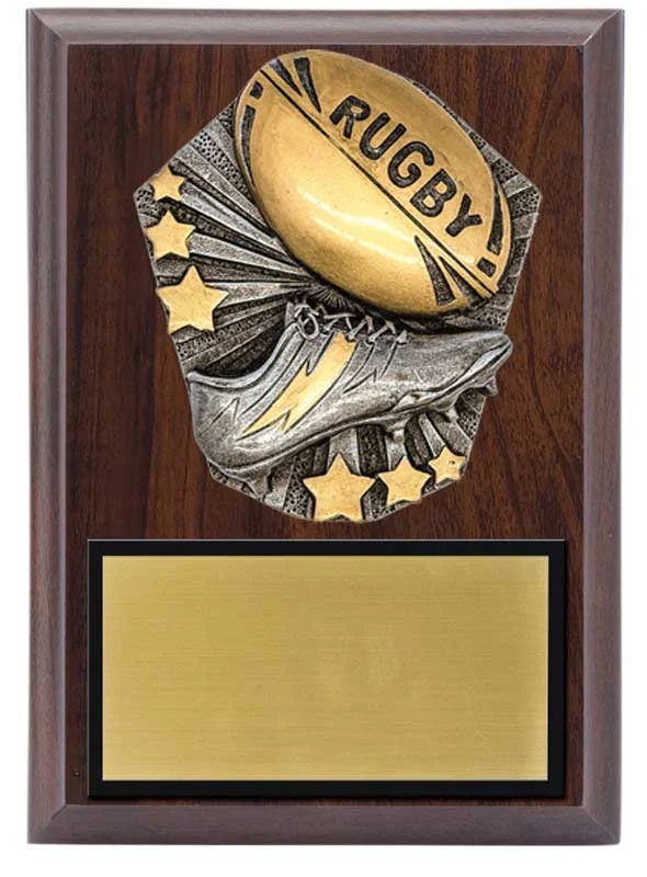 Rugby Plaque 5x7" (Includes Engraving) — Trophy Gallery Canada, Shop