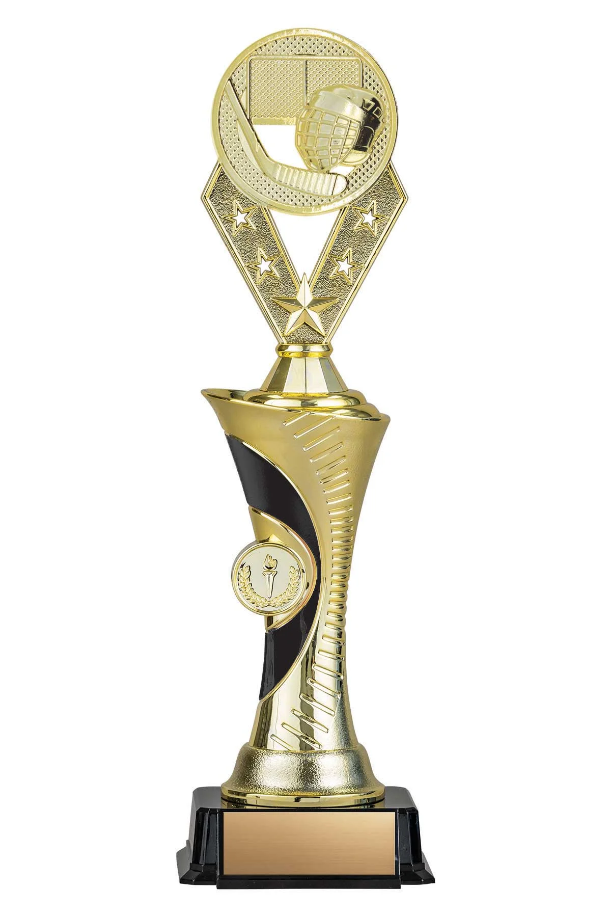 Hockey Gold/Black Alpha-1 Trophy- 3 Sizes (Includes Engraving)