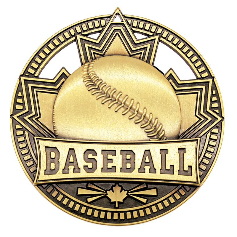 Baseball Patriot Series Medal 2.75" (Includes Ribbon)