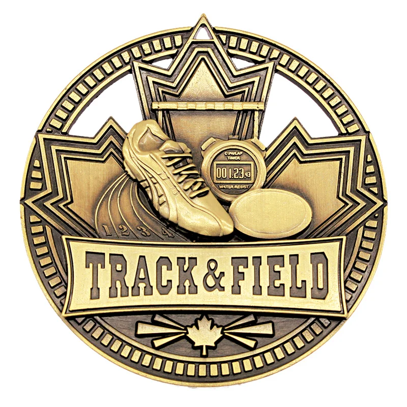 Track and Field Patriot Series Medal 2.75" (Includes Ribbon)