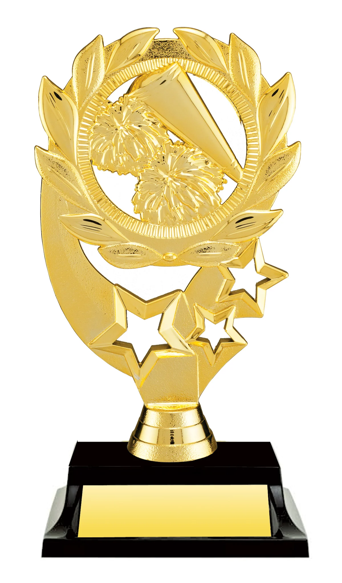 Cheerleading Sport Wreath Trophy 6.5" (Includes Engraving)