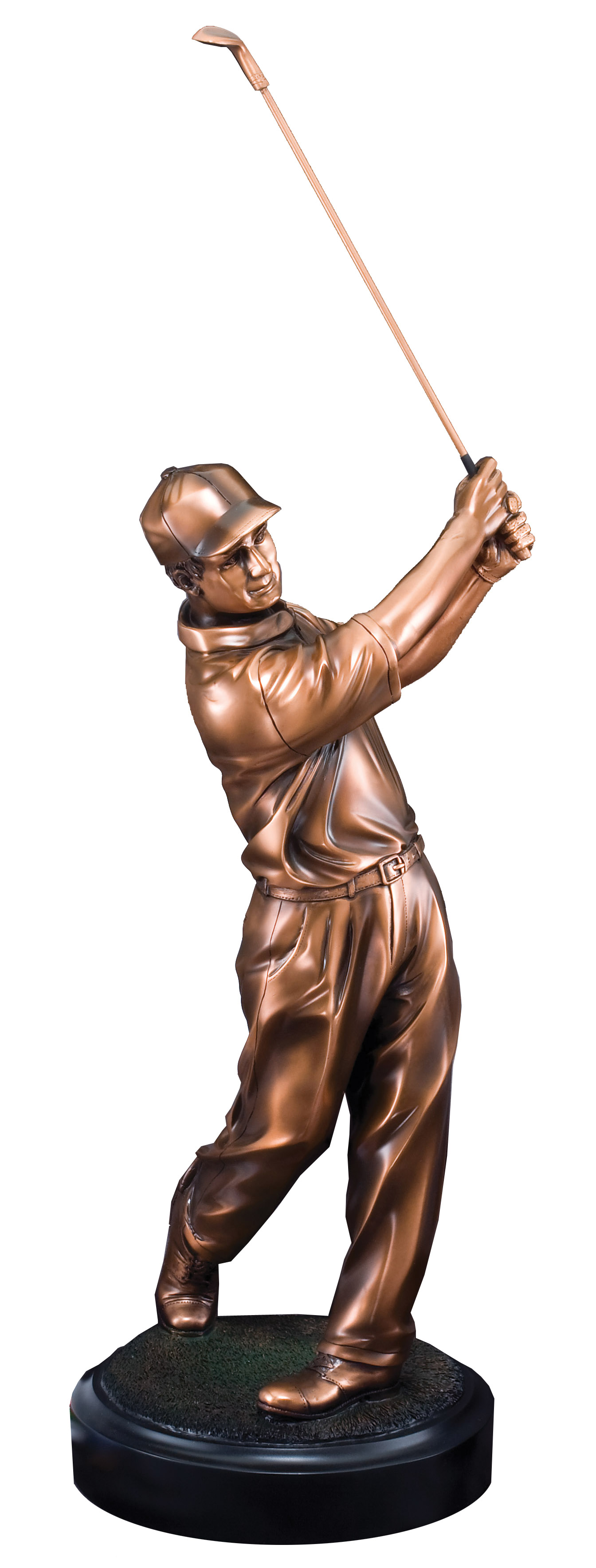 21" Bronze Golfer Heavy! (Includes Engraving)