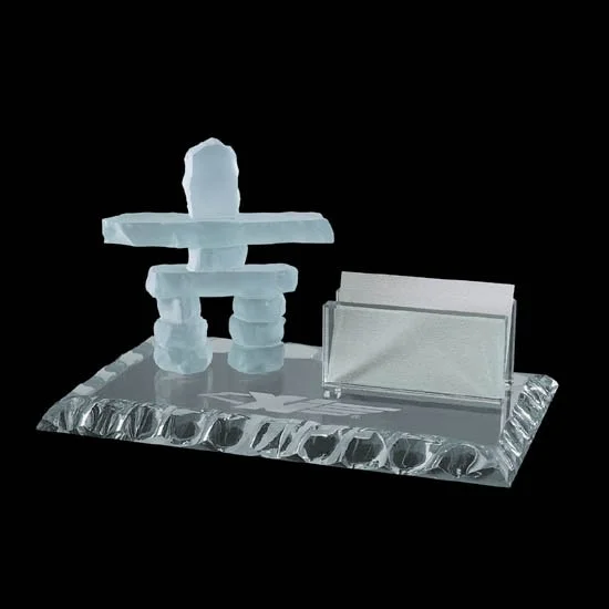 Inukshuk Business Card Holder 3" (Includes Engraving)