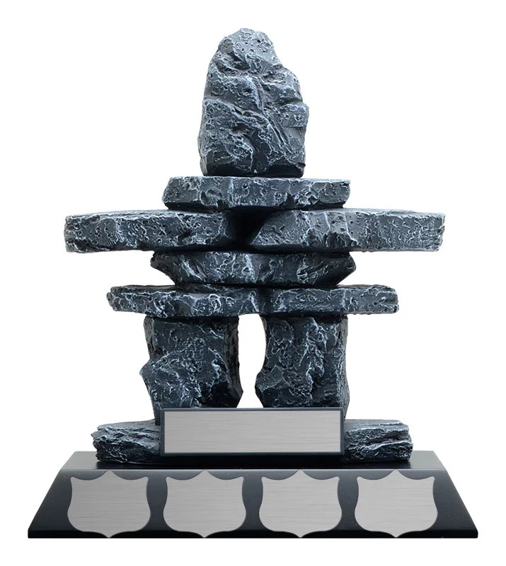 Inukshuk Resin 4 Year Annual 9.25" (Includes Engraving)