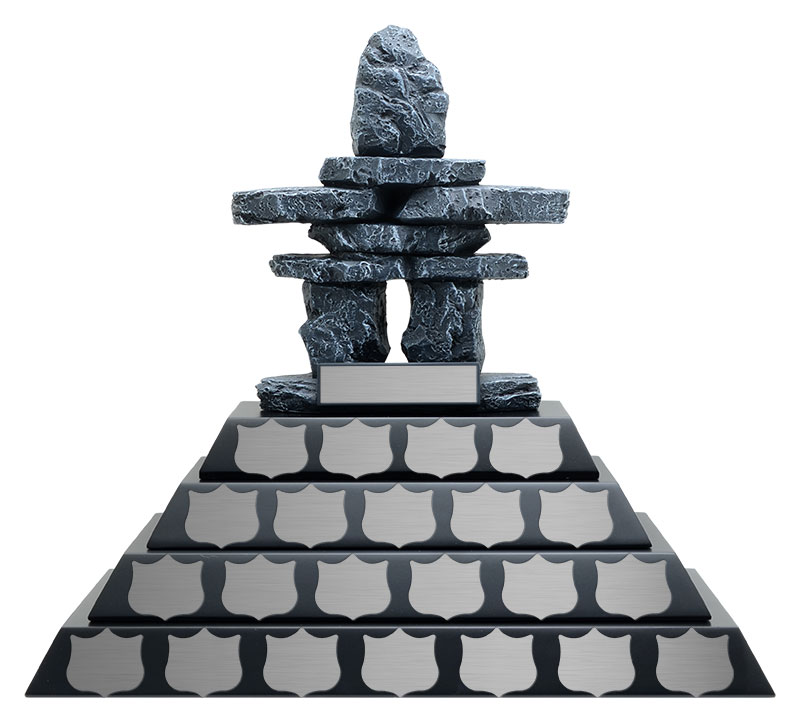 Inukshuk Resin 23 Year Annual 13" (Includes Engraving)