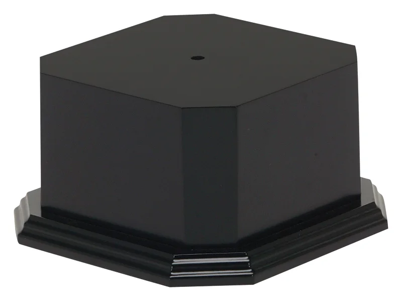 Black Laminate Monument Base 6.75”x 6.75” x 3.75”