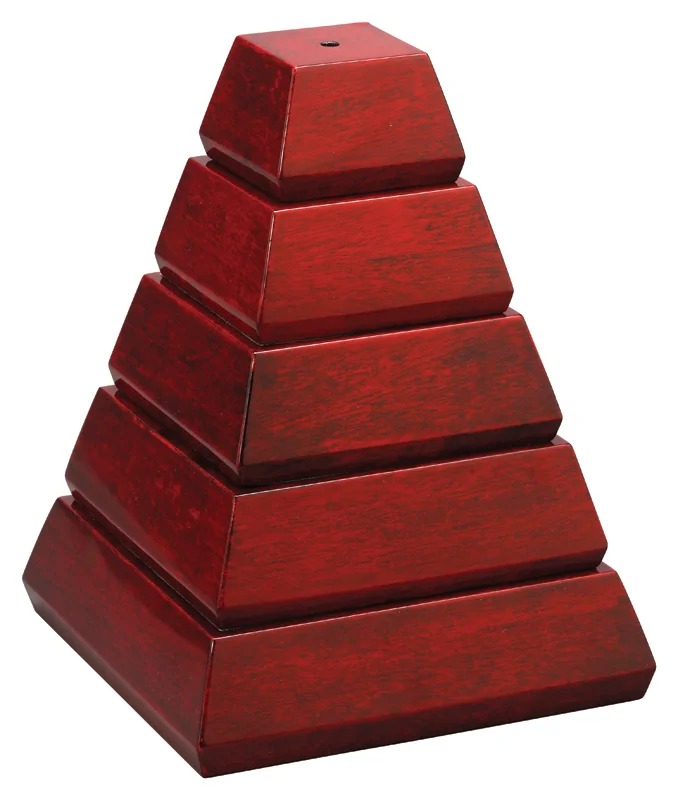 Piano Finish Stacked Base 9 3/8” x 9 3/8” x 12.25”