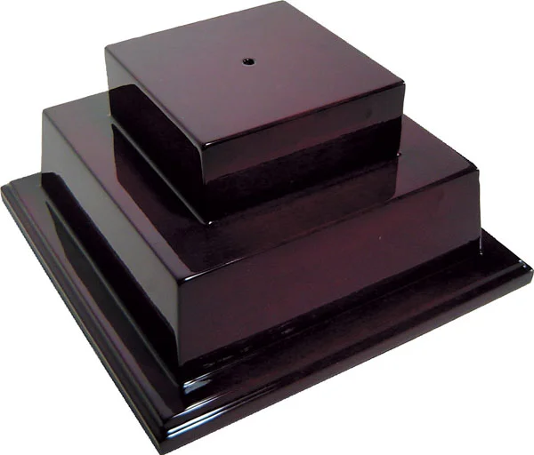 Jumbo Piano Finish 2 Tier Annual Base 13” x 13” x 6 7/8”