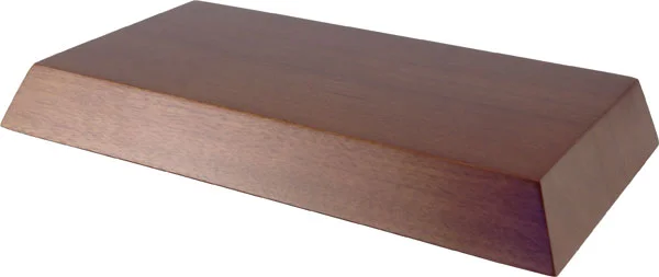 Walnut Stackable Base 11 7/8”x 5 7/8”x 1.25”