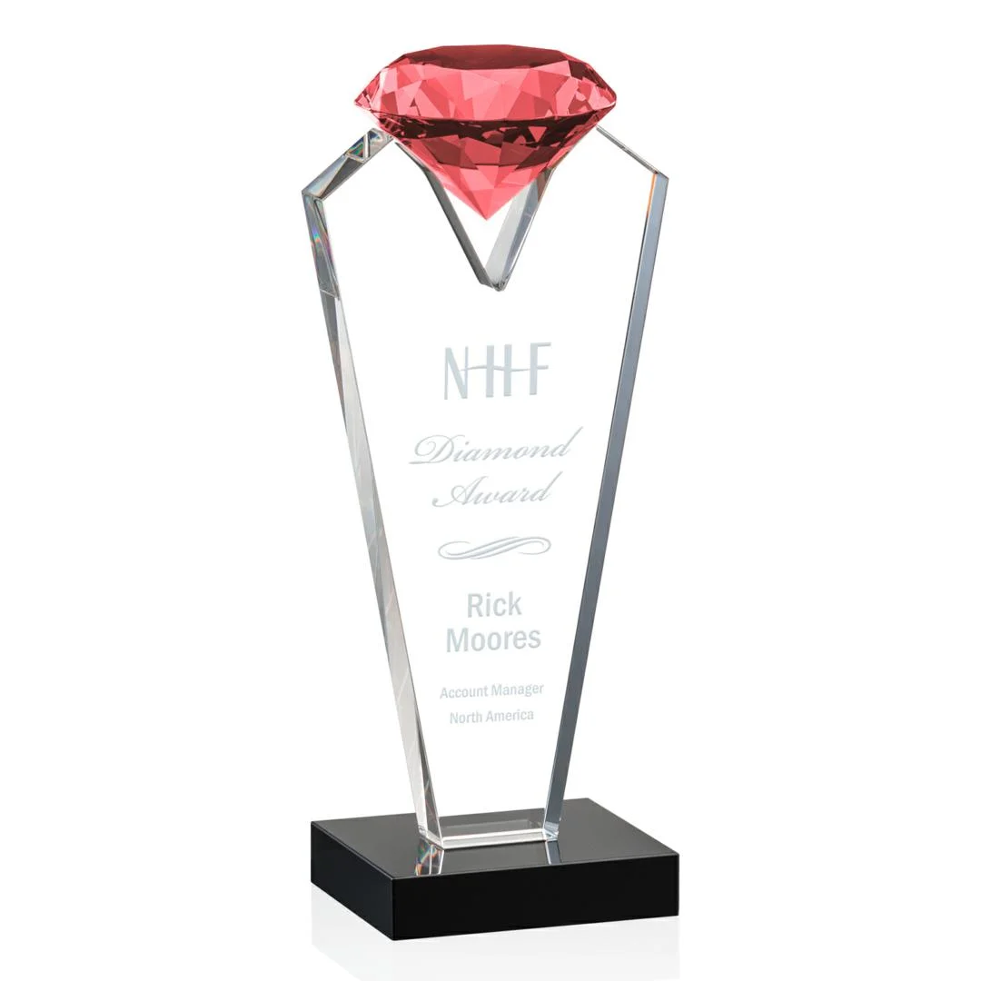 Endeavour Award Ruby- 3 Sizes (Engraving Included)