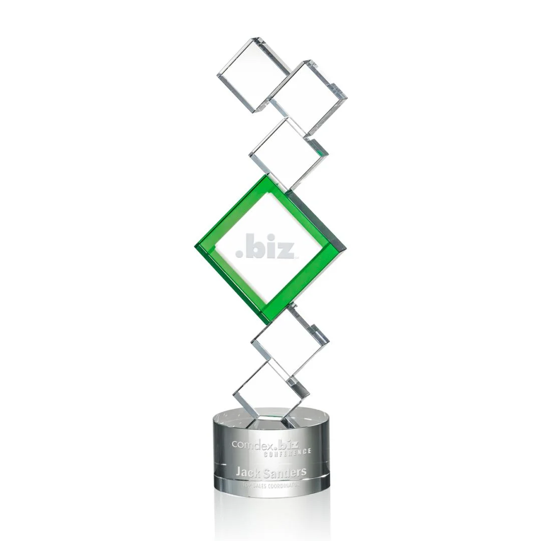 Buckingham Award Green 12.5" (Engraving Included)