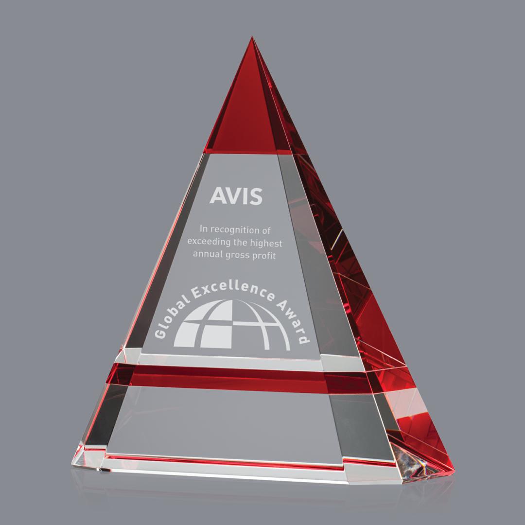 Albright Award Red- 3 Sizes (Engraving Included)