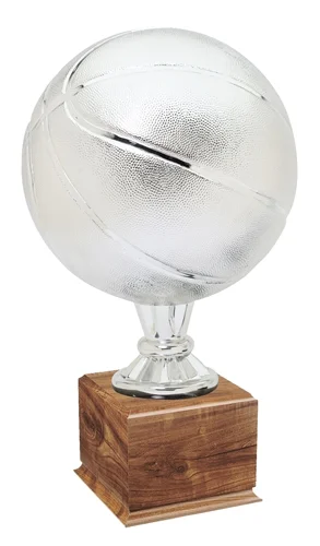 Silver Basketball 15" (Includes Engraving)