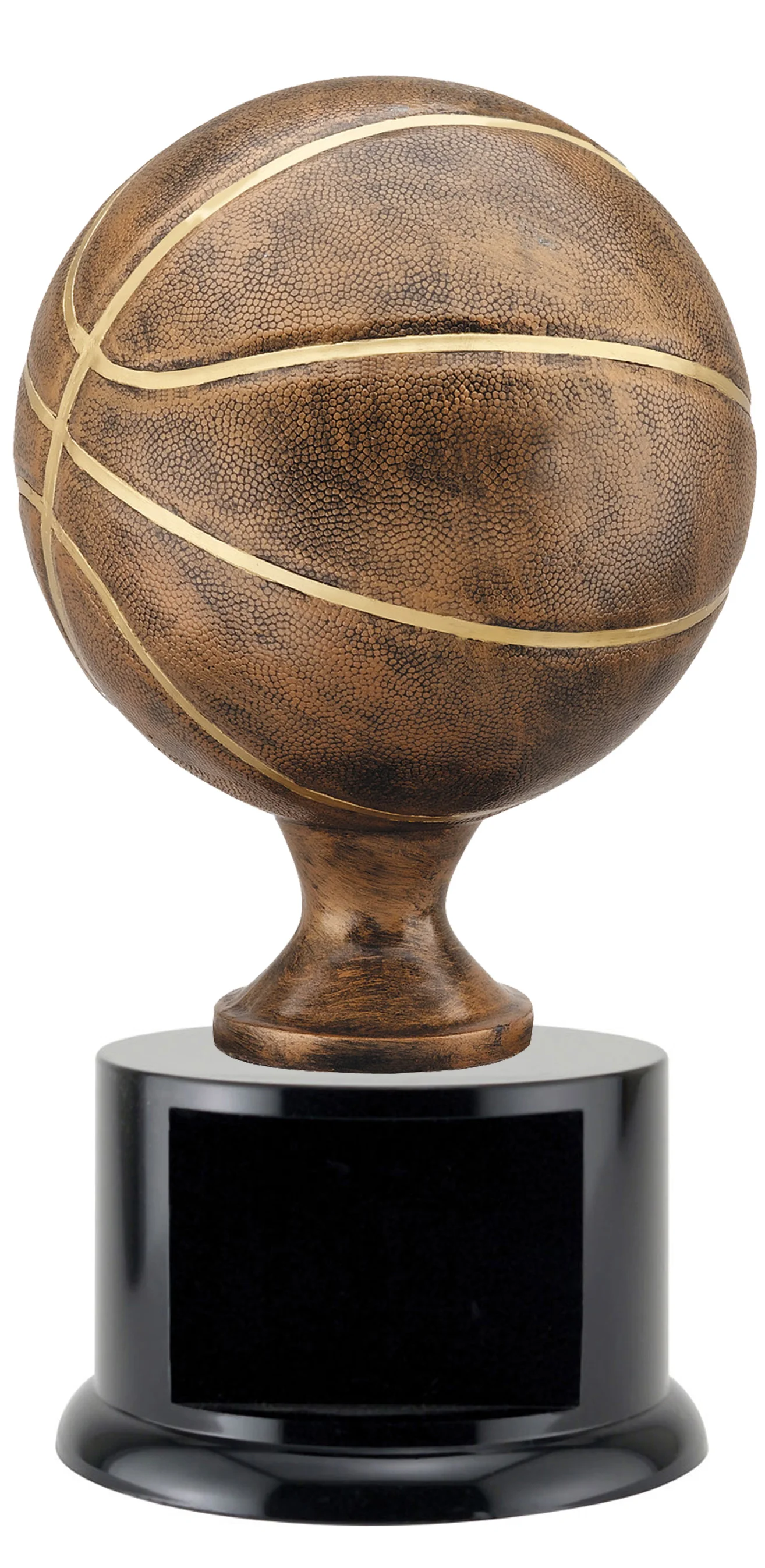 Antique Basketball Game Ball Keeper 15" (Includes Engraving)