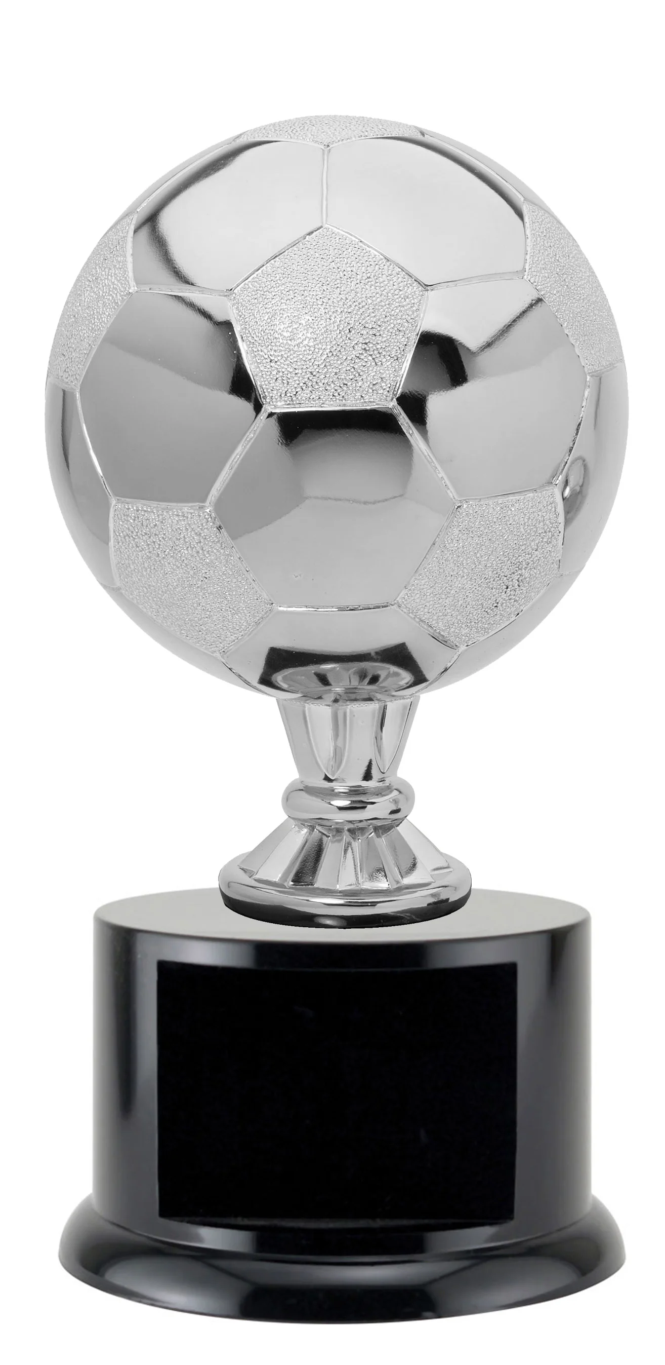 Silver Soccer Game Ball Keeper 15" (Includes Engraving)